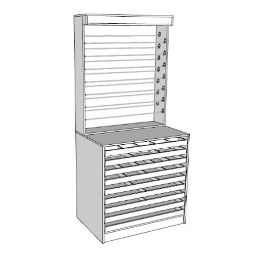 ESTANTE PARA SACOS METALIZADOS & FITAS M4001