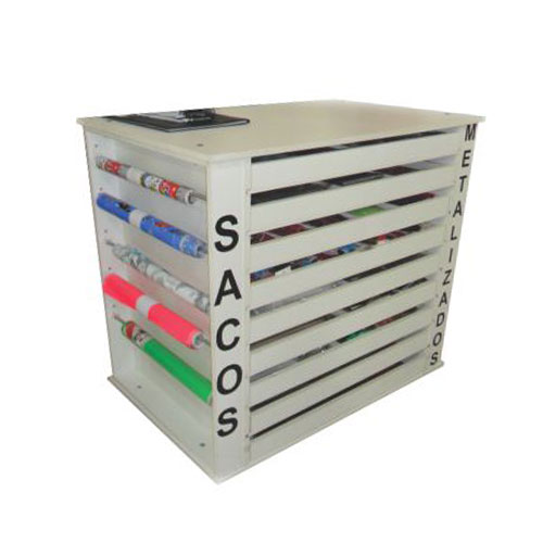 EXPOSITOR DE SAQUINHOS METALIZADOS & FITAS M4002