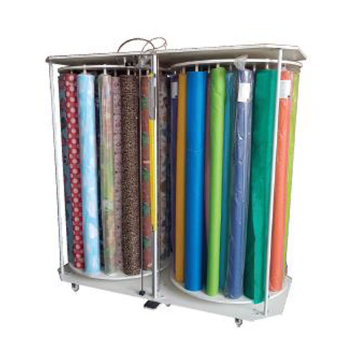 EXPOSITOR DE TNT 48 ROLOS COM CORTE E PEDAL T807